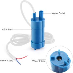 Tauchpumpe 12V 600 L/H Mini Wasserpumpe mit 5M Schlauch, Ultra leise 5M Förderhöhe Kleine Tauchwasserpump, Frischwasserpumpe für Wohnwagen, Wohnmobil, Yacht, Boot usw 8