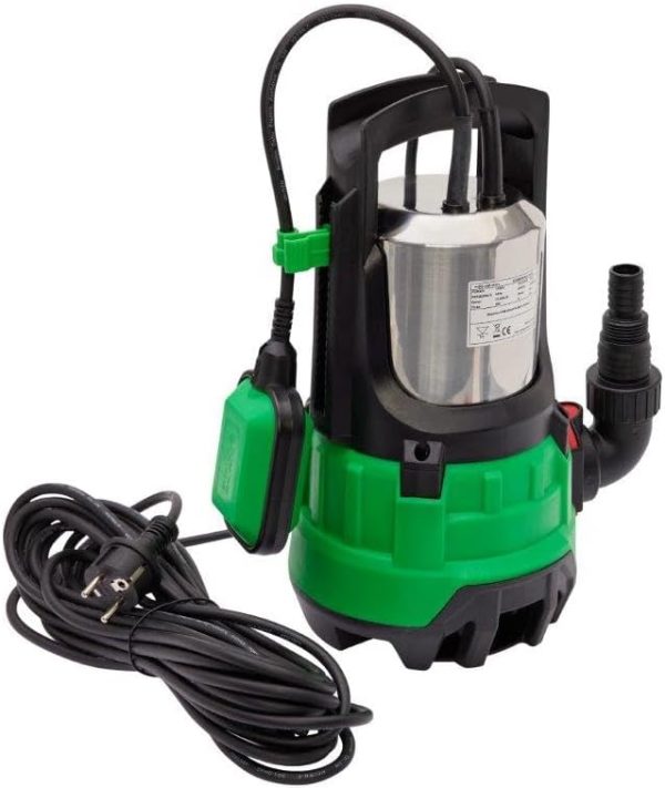 CHM GmbH Tauchpumpe Schmutzwasserpumpe 15000 l/h 1100 Watt für Partikel bis 25mm mit 360° Winkeladapter 5