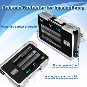 Ablefector tSlim x2 Pumpenetui mit Clip, Tandemholster mit 360° drehbarem Clip, t:Slim X2 Pumpenzubehör zur Diabetesversorgung, stabiles Insulinpumpenetui, perfekt kompatibel mit t:Slim X2 & G6 11