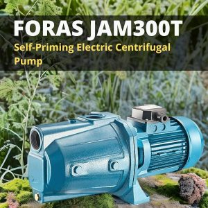 FORAS JAM300T Selbstansaugende elektrische Kreiselpumpe, made in Italy, Dauerbetrieb, 400V, 2.5 kW, max. 120 L/min, 65m 16