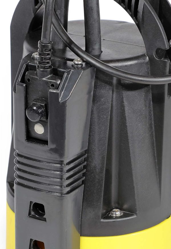 Wiltec Schmutzwasserpumpe mit Sensor 550 W, Tauchpumpe Schmutzwasser mit 2 Modi, Wasserpumpe 12500 l/h, Brunnenpumpe 7 m Förderhöhe & 7 m Tiefe 8