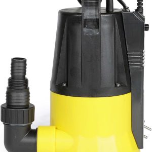 Wiltec Tauchpumpe mit Sensor 900 W, Tiefbrunnenpumpe mit 2 Modi, leistungsstarke Wasserpumpe 15000 l/h, Brunnenpumpe 10 m Förderhöhe & 7 m Tiefe 18