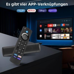 Ersatz Sprachfernbedienung, Ersatz-Sprachfernbedienung mit Sprachfunktion Passend für Insignia/Toshiba/Pioneer Smart TVs, Smart TVs Cube (1. Gen & 2. Gen) 10